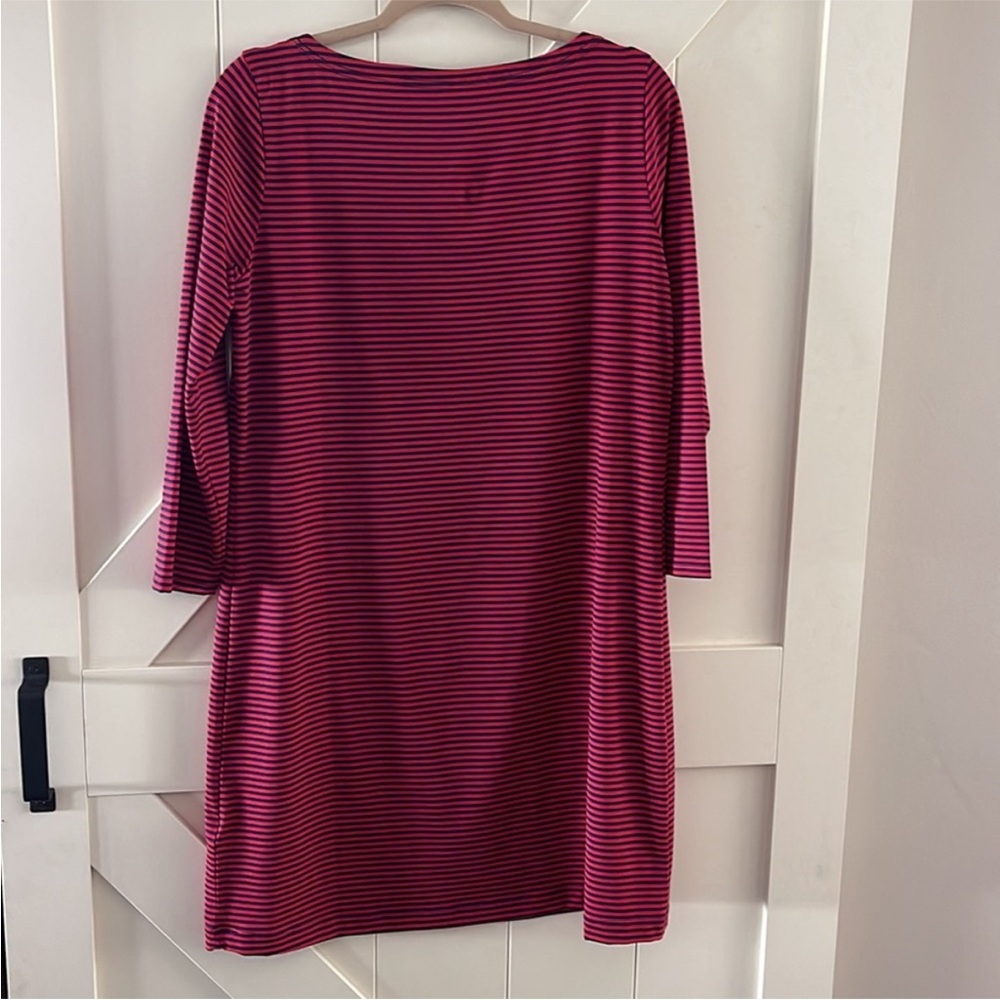 Striped Red and blue sankaty vineyard vines Dress large - Picture 3 of 3